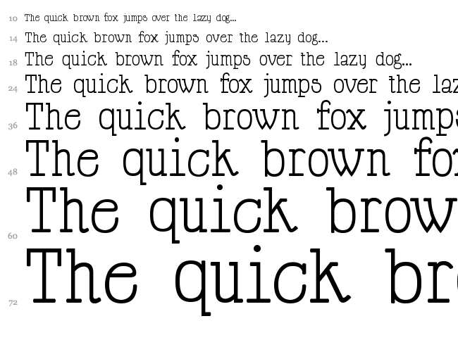 Happy Phantom font waterfall